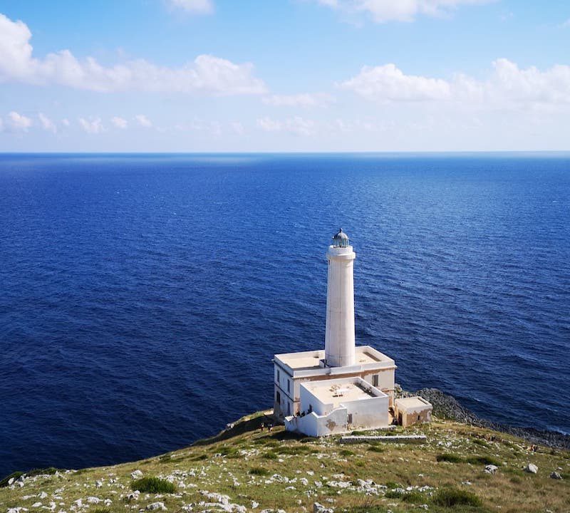 Faro di Punta Palascia - Punto più Est di Italia - In barca