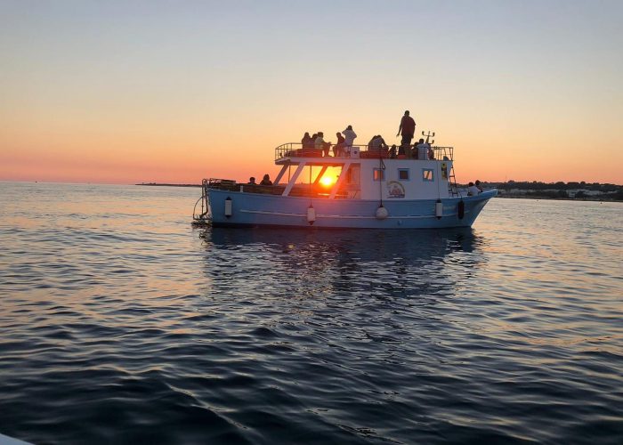 Tramonto In barca Salento - Grotte di Leuca